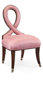 Dining Chairs, Occasional Chairs, Pink Silk Side Dining Chair, So Elegant, Perfect For Prestigious Hotel & Residential Installations, one of over 3,000 limited production interior design inspirations inc, furniture, lighting, mirrors, home accents, ac