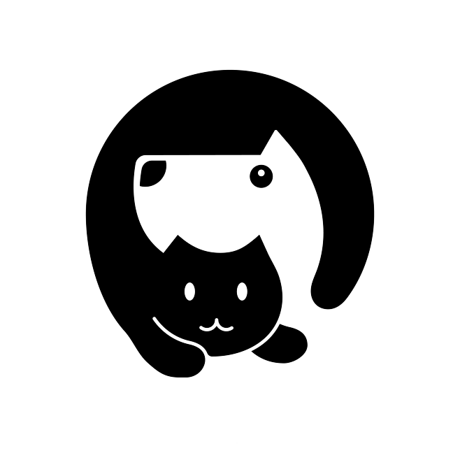 logo设计 宠物店 猫狗 logo 简...