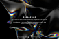 24款高清科幻抽象酸性3D液态金属镀铬毛刺肌理海报背景图片素材下载_颜格视觉
