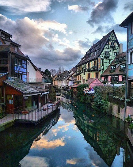 法国小威尼斯——Dusk Colmar，...