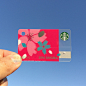 129元日本星巴克Starbucks 随行卡礼品卡充值卡-2016鲜艳樱花迷你卡-淘宝网