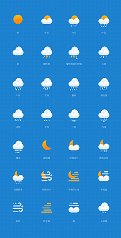 阿成采集到天气图标