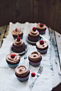 Chocolate cupcakes with mjölkchokladfrosting