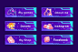 Gradient pack of twitch panels