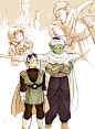 "Now and Then," representing the relationship between Gohan and Piccolo throughout the series.