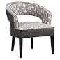 Campbell Chair - This is a great chair. At first glance you don't notice the nailhead trim, but turn it around, and you immediately see the added detail it brings.