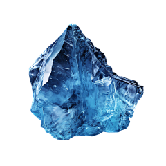 BOOM素材盒采集到4K幽蓝3D透明晶体水晶冰块结晶冰晶高清背景底纹PNG免抠图片素