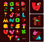 Forest Alphabet  : The forest alphabet desing illustration and 3d by me animation by Marcelo Almaguer