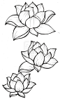 Lotus Blossom Tattoo by Metacharis.deviantart.com on @deviantART
