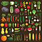 Veggies Army : Clip art vegetables illustrations
