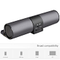 Amazon.com: LuguLake Portable Wireless Bluetooth Speaker with Great Sound, Size, Look and The Battery Lasts Very Long, Built-in 3.5mm Aux Port, Coffee: MP3 Players & Accessories