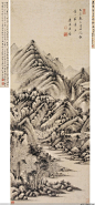 王鉴——《仿董北苑笔法》山水欣赏 | <br/>清|王鉴(1598-1677年)，字元照、圆照，号湘碧，染香庵主，江南太仓人，明末清初画家，"四王"之一。早年由董其昌亲自传授，摹古工力很深，笔法非凡，擅长山水。与王时敏、王翚、王原祁、恽寿平、吴历齐名，并称四王吴恽或清初六家，成为画坛正宗。为"清初六家"之一。