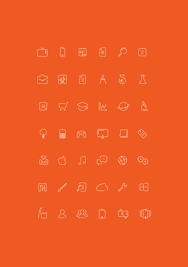 Icon Design : One-li...