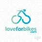 Exclusive Customizable Logo For Sale: Love For Bikes - Domain | StockLogos.com #Logo#