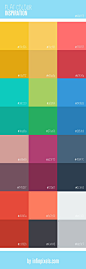 Flat Colour inspiration for web design via infinpixels #webdesign #flatdesign LOVING IT!!!