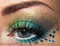 mermaid eye makeup