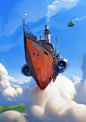 Ahoy there!, Valtteri Heinonen : A turbine powered flying ship.