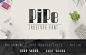 Pipe TrueType Font   - PS饭团网