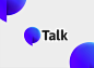 Talk - Chat App Logo by Kirill Leary on Dribbble
