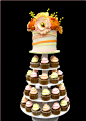 Wedding Cupcake Stands » Pink Cake Box Wedding Cakes & more