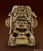 分享一套玛雅的雕塑参考  有很多拙的味道 古代人的审美 有很多游戏性在里边 很有趣味 作为现在卡通游戏和动画的参考比较合适 ​​​​
