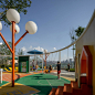 梦马行云 - hhlloo : 梦马行云是一个独立公共空间，它是融合了多种户外设施的景观设计项目，比如，体育设施，儿童游乐场设施和成人休闲设施