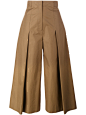 Fendi pleated wide-leg trousers