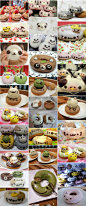 可爱动物造型的甜甜圈。 #下午茶# #料理# #甜品# #酒水# #蛋糕# #午餐#