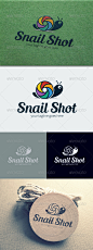 Snail Shot Logo Template - Animals Logo Templates