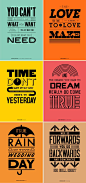 Great Type Posters..must make into some framed pics to spread the music thru the house: 