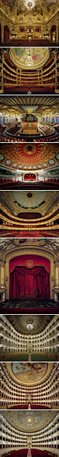 摩纳哥蒙特卡洛歌剧院，巴黎国家歌剧院(卡尼尔宫剧院)，加泰罗尼亚音乐厅，罗马尼亚雅典娜剧院，伦敦考文特花园皇家歌剧院，斯德哥尔摩瑞典皇家歌剧院，意大利博洛尼亚歌剧院，拿波里圣卡罗歌剧院，意大利皮亚琴察剧院。摄影师叫David Leventi，