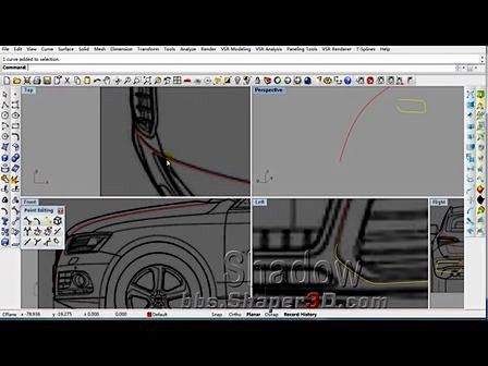 [视频教程]Audi Q5 汽车A面系列...