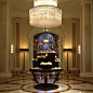 h35国外大型花器酒店大堂摆设花艺图片软装方案用素材资料-淘宝网