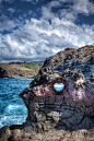 ~~Heart Shaped Rock, Maui, Hawaii by W. Brian Duncan~~ #美景# #摄影师# #摄影比赛#