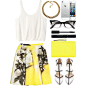 A fashion look from February 2014 featuring 3.1 Phillip Lim tops, Christopher Kane skirts and Michael Kors pumps. Browse and shop related looks.