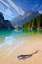 Lago di Braies, Bolzano. Trentino-Alto Adige, Italy: