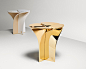 tokujin yoshioka shapes blossom stool referencing louis vuitton's petal monogram