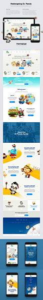 Dr. Panda Redesign : Dr. Panda is a young and dynamic company that develops children games for smartphones and tablets. Their mission is to help children understand the world whilst having fun.Dr. Panda’s current web agency has been working on a redesign 
