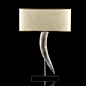 Signature Collection: 31" Tall Luxury Polished Long Horn Table Lamp * Chromed Brass Accents * Comprehensive Range of Partner Furniture, Lighting & Decor Available