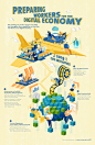 infographic ILLUSTRATION  Paper plane digital business community Work  cyber
