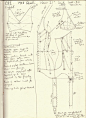 corset draft pattern: 