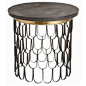 Orleans Iron/Marble End Table