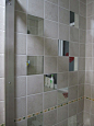 小户型60平方米二室二厅现代简约风格家庭卫生间淋浴房装修效果图