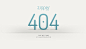 44个国外创意404错误页面设计-设计之家