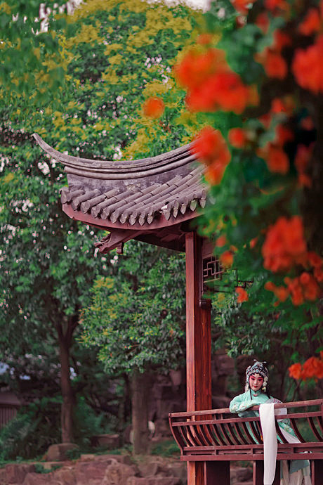 无边光景独凭栏 萧萧风雨寒