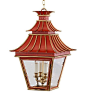 If it weren't for the price ($5k) I would love a pair of these pagoda lanterns by Charles Edwards. Otherwise I choose to      view them from afar.