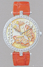 梵克雅宝珠宝手表高清手绘图。#珠宝##珠宝设计##手表# ​​​​