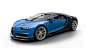 Bugatti Chiron Lepatron Racingblue Front