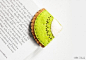 九月新萌物~来自女设计师Francesca的创意，最美味的书签（Tiny Food Bookmarks），让读书的你看起来萌萌哒