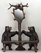 20th c. Black Forest Bear-Form Settee and Hat Rack image 2